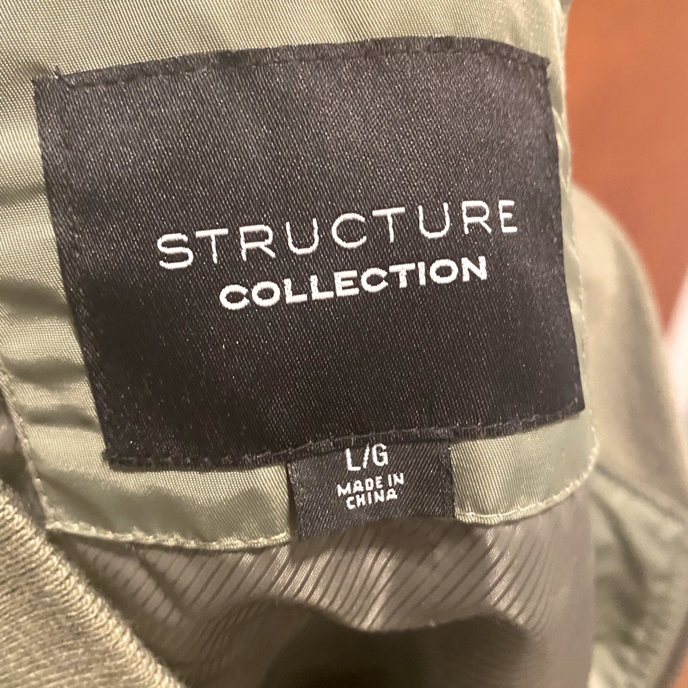 Structure Collection Green Bomber Jacket - Picture 3 of 3
